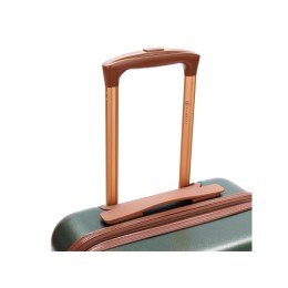 Чемодан для ручной клади BUGATTI АМЕЛИЯ | AMELIA, зеленый, поликарбонат / АБС-пластик, 32х22х53 см, 30 л