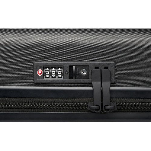 Чемодан на колесах Rover из материалов, переработанных согласно стандарту GRS, 40 л - Черный