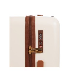 Чемодан для ручной клади BUGATTI АМЕЛИЯ | AMELIA, бежевый, поликарбонат / АБС-пластик, 32х22х53 см, 30 л