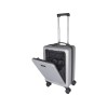 Rover Pro 20-дюймовый чемодан на колесах из материалов, переработанных согласно стандарту GRS, объемом 40 л - Серебряный