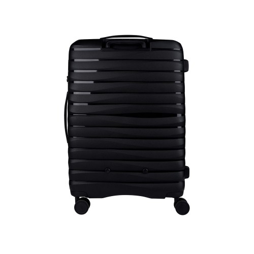 Чемодан Eberhart Dune средний М полипропилен черный 46D-009-424