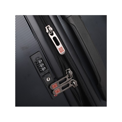 Чемодан Eberhart Craft средний M поликарбонат черный 08C-009-424