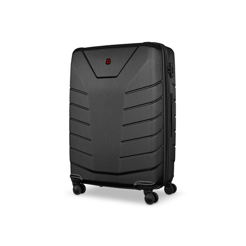 Чемодан WENGER Pegasus, черный, поликарбонат+АБС-пластик, большой, 52х76х30 см, 99 л.