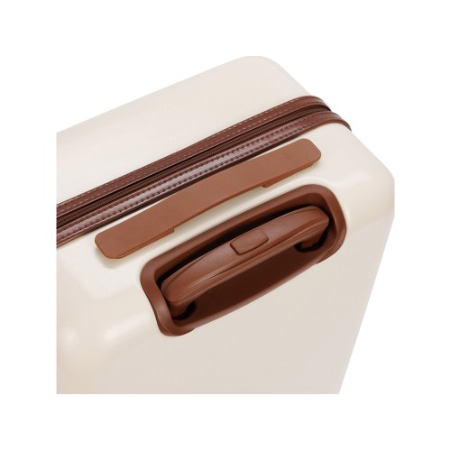 Чемодан BUGATTI АМЕЛИЯ | AMELIA, бежевый, поликарбонат / АБС-пластик, 42х24х67 см, 55 л