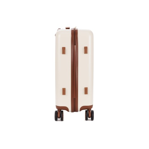 Чемодан для ручной клади BUGATTI АМЕЛИЯ | AMELIA, бежевый, поликарбонат / АБС-пластик, 32х22х53 см, 30 л