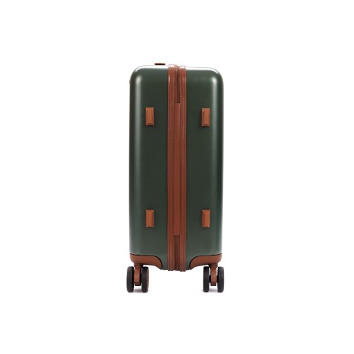 Чемодан для ручной клади BUGATTI АМЕЛИЯ | AMELIA, зеленый, поликарбонат / АБС-пластик, 32х22х53 см, 30 л