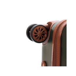 Чемодан BUGATTI АМЕЛИЯ | AMELIA, зеленый, поликарбонат / АБС-пластик, 42х24х67 см, 55 л