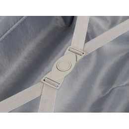 Чемодан Travel, светло-серый