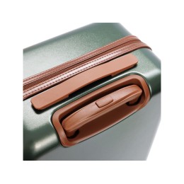 Чемодан для ручной клади BUGATTI АМЕЛИЯ | AMELIA, зеленый, поликарбонат / АБС-пластик, 32х22х53 см, 30 л