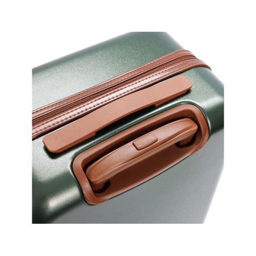 Чемодан для ручной клади BUGATTI АМЕЛИЯ | AMELIA, зеленый, поликарбонат / АБС-пластик, 32х22х53 см, 30 л