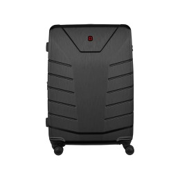 Чемодан WENGER Pegasus, черный, поликарбонат+АБС-пластик, большой, 52х76х30 см, 99 л.