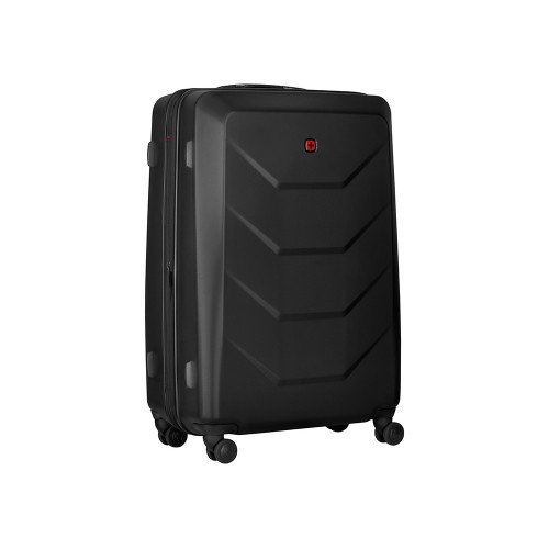 Чемодан WENGER Prymo, чёрный, большой, 52х76х30 см, 93 л, ABS+PC