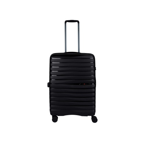 Чемодан Eberhart Dune средний М полипропилен черный 46D-009-424