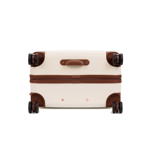 Чемодан BUGATTI АМЕЛИЯ | AMELIA, бежевый, поликарбонат / АБС-пластик, 50х29х76 см, 85 л