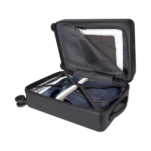 Rover Pro 20-дюймовый чемодан на колесах из материалов, переработанных согласно стандарту GRS, объемом 40 л - сплошной черный