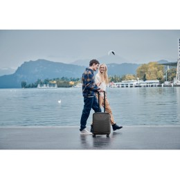 Чемодан WENGER Pegasus, черный, поликарбонат+АБС-пластик, средний, 46х66х26 см, 66 л.