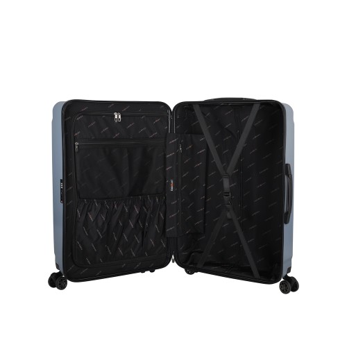 Чемодан Eberhart Craft большой L поликарбонат синий графит 08C-016-428