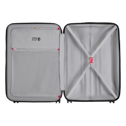 Чемодан WENGER Prymo, чёрный, большой, 52х76х30 см, 93 л, ABS+PC
