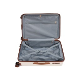 Чемодан BUGATTI АМЕЛИЯ | AMELIA, бежевый, поликарбонат / АБС-пластик, 42х24х67 см, 55 л