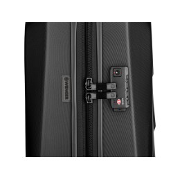 Чемодан WENGER Prymo, чёрный, малый, 40х55х20 см, 36 л, ABS+PC