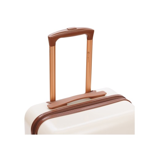 Чемодан BUGATTI АМЕЛИЯ | AMELIA, бежевый, поликарбонат / АБС-пластик, 42х24х67 см, 55 л