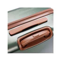 Чемодан BUGATTI АМЕЛИЯ | AMELIA, зеленый, поликарбонат / АБС-пластик, 42х24х67 см, 55 л