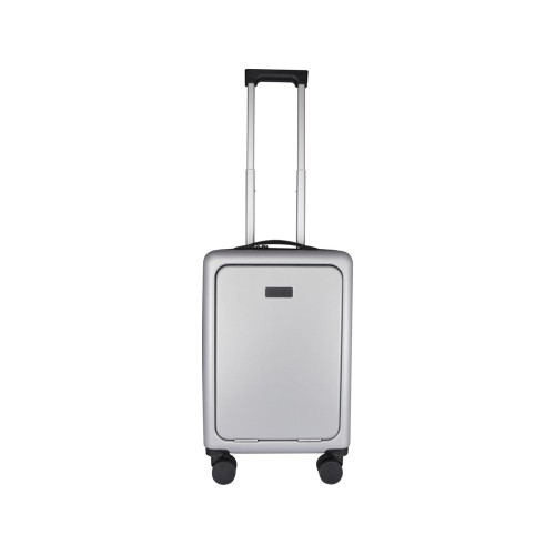 Rover Pro 20-дюймовый чемодан на колесах из материалов, переработанных согласно стандарту GRS, объемом 40 л - Серебряный