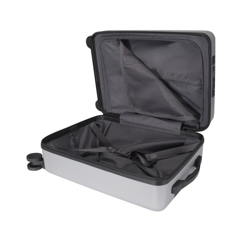 Rover Pro 20-дюймовый чемодан на колесах из материалов, переработанных согласно стандарту GRS, объемом 40 л - Серебряный