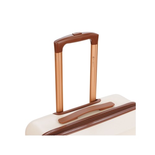 Чемодан для ручной клади BUGATTI АМЕЛИЯ | AMELIA, бежевый, поликарбонат / АБС-пластик, 32х22х53 см, 30 л