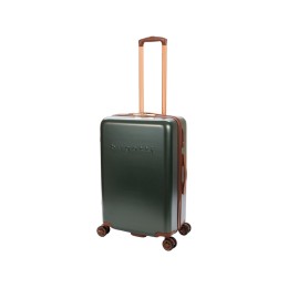 Чемодан BUGATTI АМЕЛИЯ | AMELIA, зеленый, поликарбонат / АБС-пластик, 42х24х67 см, 55 л