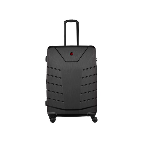 Чемодан WENGER Pegasus, черный, поликарбонат+АБС-пластик, большой, 52х76х30 см, 99 л.