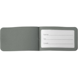 Багажная бирка «Favor» на силиконовой петле, серый