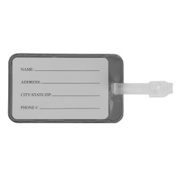 Бирка для багажа "Voyage" 2.0, серебристый
