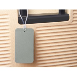 Багажная бирка «Favor» на силиконовой петле, серый