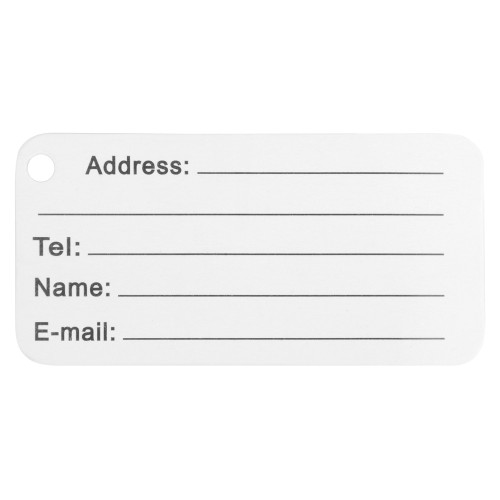 Бирка для багажа "Discovery", черный