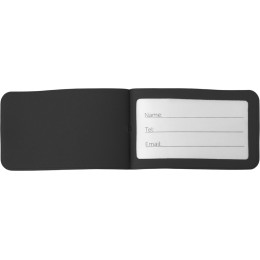 Багажная бирка «Favor» на силиконовой петле, черный