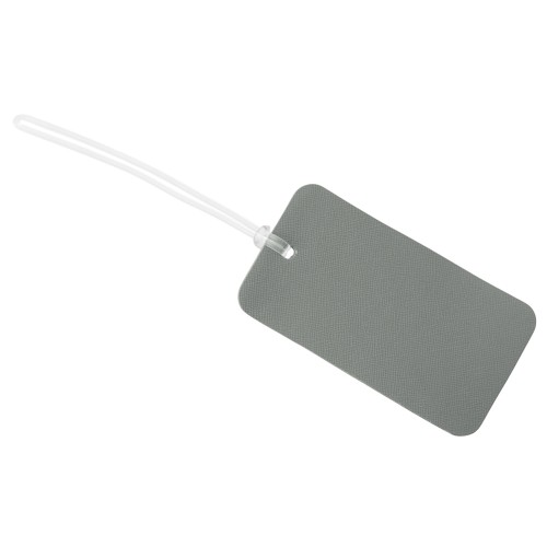 Багажная бирка «Favor» на силиконовой петле, серый