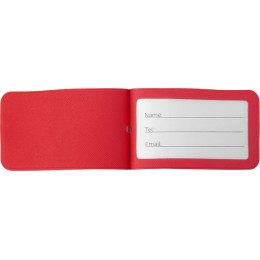 Багажная бирка «Favor» на силиконовой петле, красный