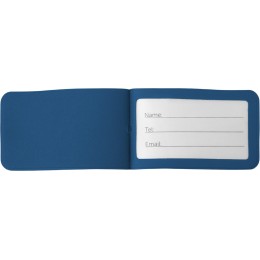 Багажная бирка «Favor» на силиконовой петле, синий