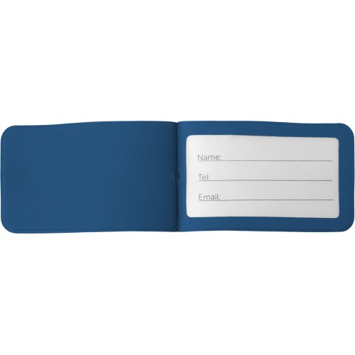 Багажная бирка «Favor» на силиконовой петле, синий
