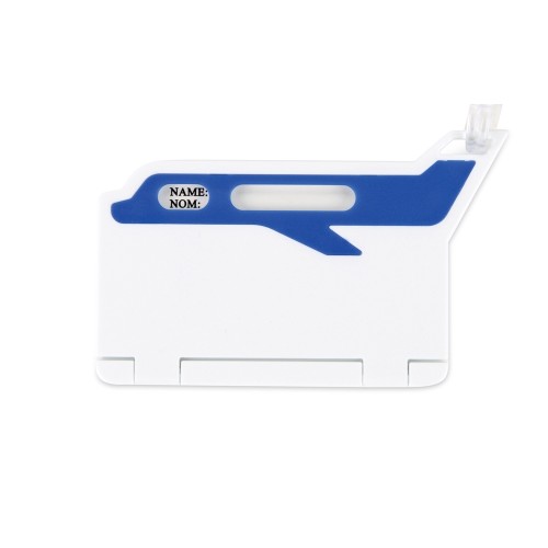 Бирка для багажа "Hop", белый/синий