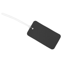 Багажная бирка «Favor» на силиконовой петле, черный