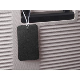 Багажная бирка «Favor» на силиконовой петле, черный