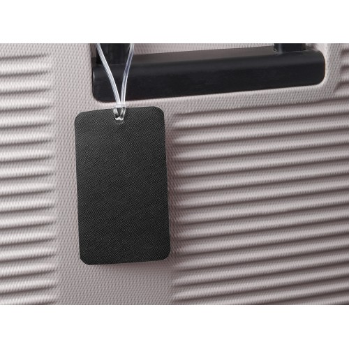 Багажная бирка «Favor» на силиконовой петле, черный