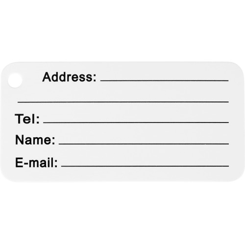 Бирка для багажа "Travel", серебристый