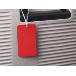 Багажная бирка «Favor» на силиконовой петле, красный