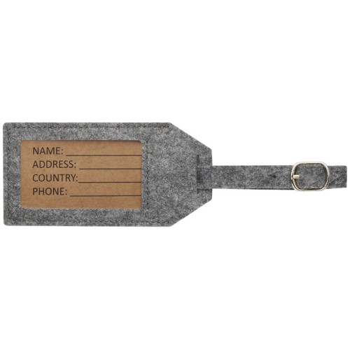 Багажная бирка Tie - Серый