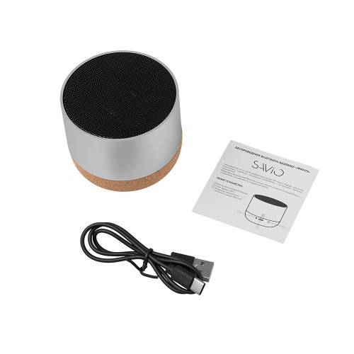 Беспроводная колонка «Montii», 3 Вт, серебристый