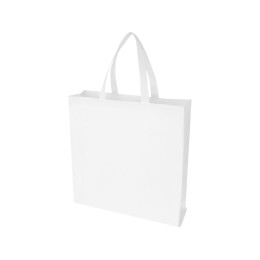 Экосил эко-сумка с ластовицей из нетканого материала, переработанного по стандарту GRS, объемом 12 л, белый