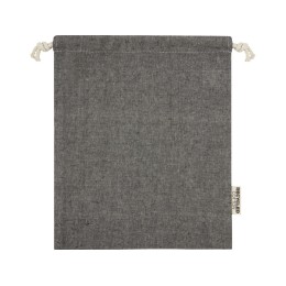 Средняя подарочная сумка Pheebs объемом 1,5 л из хлопка плотностью 150 г/м2, черный